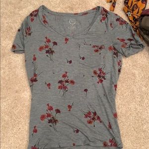 Maurices floral 24/7 tee